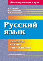 Русский язык. Таблицы