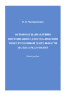 Основные направления оптимизации налогообложения инвестиционной деятельности малых предприятий