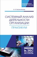 Системный анализ деятельности организации. Практикум