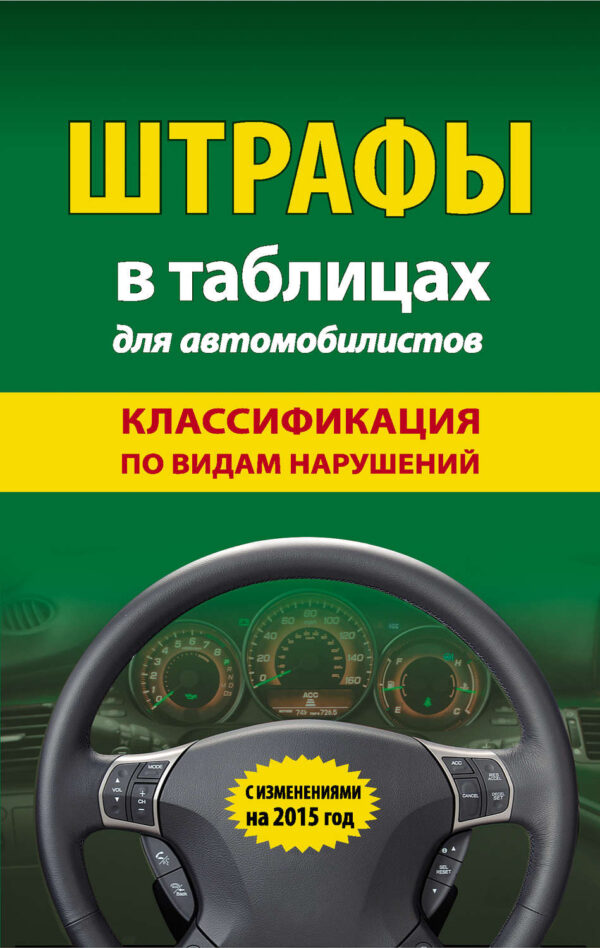 Штрафы в таблицах для автомобилистов. Классификация по видам нарушений. С изменениями на 2015 год