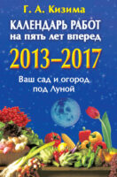 Календарь работ на 5 лет вперед. 2013-2017. Ваш сад и огород под Луной