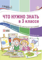 Что нужно знать в 3 классе: наглядный материал по школьной программе