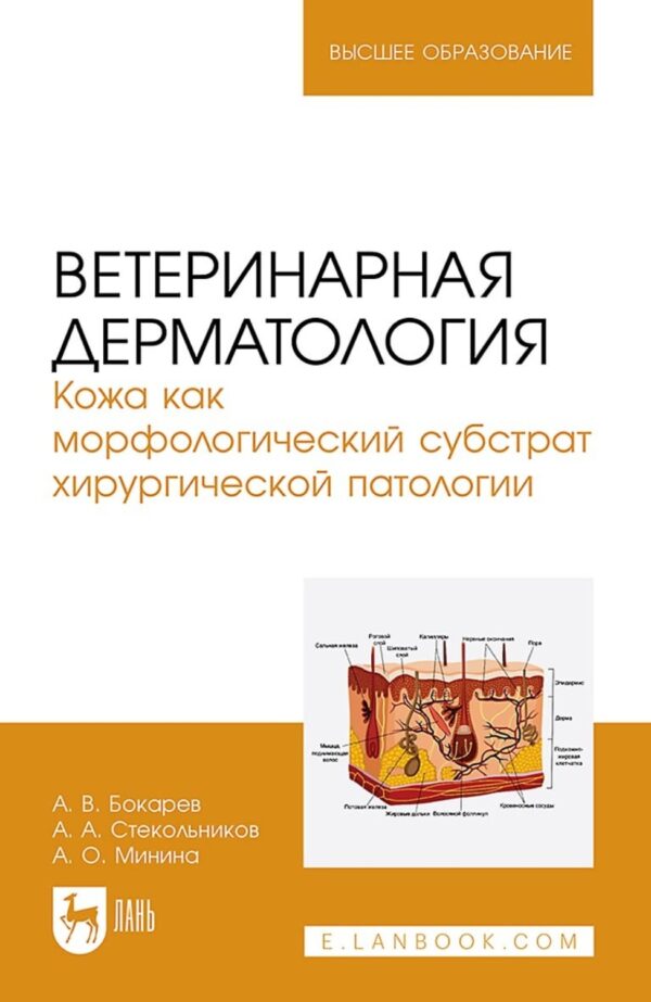 Ветеринарная дерматология. Кожа как морфологический субстрат хирургической патологии. Учебное пособие для вузов